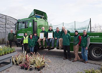 Bord Bia Quality Award & Environmental Some members of the Radharc team after they were awarded the Bord Bia Quality award and Environmental practice award from Bord Bia.