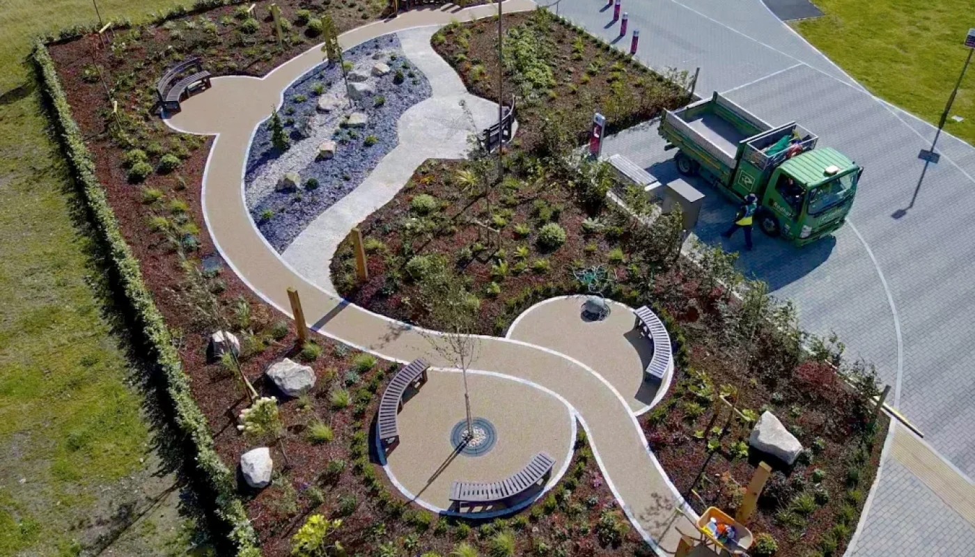 Sensory Garden Aerial